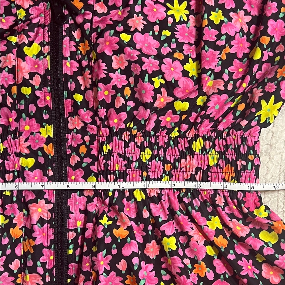 Kate Spade pink and black Floral jacket size M - Picture 6 of 12